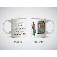 Tardis Doctor Who Zitat Becher Aquarell Kunstdruck Tasse Kaffee Tee Keramiktasse Küche Dekor Weiße Oder Magic Mug Mit Art Bild Dr von LaDecorEU