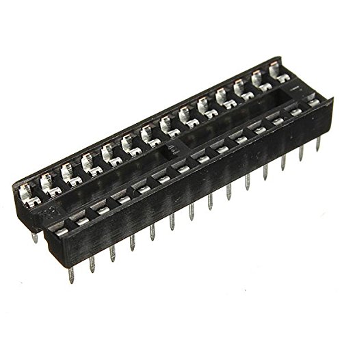 LaDicha 20Pcs 28 Pins Ic Dip 2.54Mm Wide Integrated Circuit Sockets Adapter von LaDicha