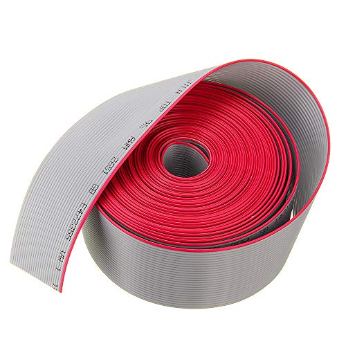 LaDicha 5M 1.27Mm Pitch 26 Pin 26P Grey Gray Flat Ribbon Data Cable Wire Wisl Awg28 300V LaDicha 5M 1.27Mm Pitch 26 Pin 26P Grey Gray Flat Ribbon Data Cable Wire Wisl Awg28 300V von LaDicha