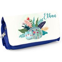 Personalisiertes Schulset, Blau Oder Rosa, Katze Und Blumen Personalisiertes Schulset, Blau Oder Rosa, Katze Und Blumen von LaFabrik34