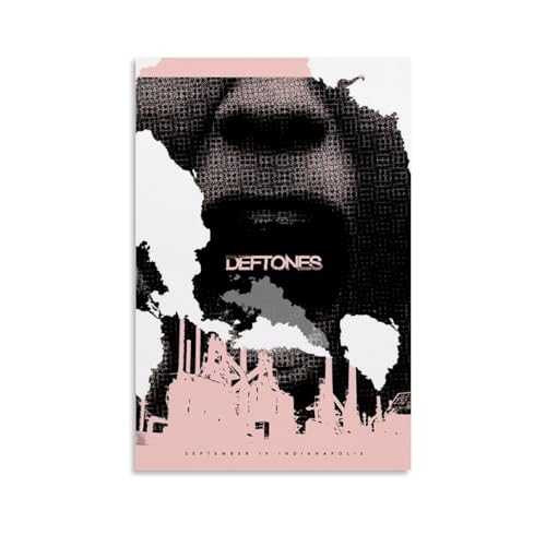 LaFegoude DEFTONES Band Poster Dekorative Malerei Leinwand Wandkunst Wohnzimmer Poster Schlafzimmer Malerei,Wandkunst Bilddruck Moderne Familienzimmer Dekor 12x18inch(30x45cm) von LaFegoude