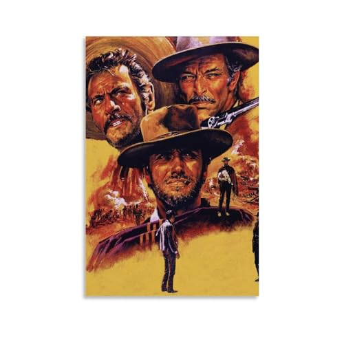 LaFegoude The Good The Bad The Ugly Poster Dekorative Malerei Leinwand Wandkunst Wohnzimmer Poster Schlafzimmer Malerei,Wandkunst Bilddruck Moderne Familienzimmer Dekor 24x36inch(60x90cm) von LaFegoude