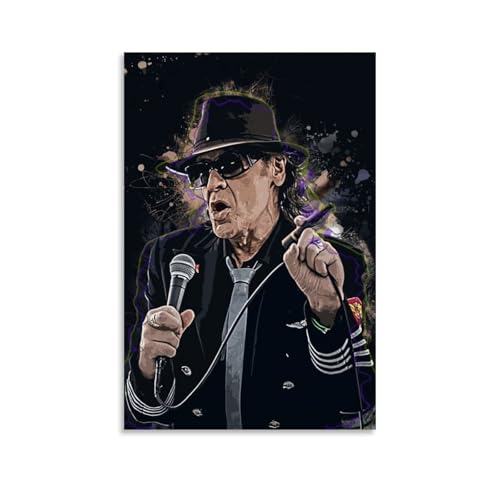 LaFegoude Udo Lindenberg Poster Dekorative Malerei Leinwand Wandkunst Wohnzimmer Poster Schlafzimmer Malerei,Wandkunst Bilddruck Moderne Familienzimmer Dekor 12x18inch(30x45cm) von LaFegoude