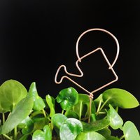 Gießkanne Pflanzenmarkierer - Wire Plant Marker Topper- Pflanzenliebhaber Geschenkidee Decor Sign von LaFilleCreative