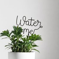 Water Me Pflanzen Marker - Topper Garten Kräuter Dekor Geschenk Wohnkultur von LaFilleCreative