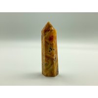 Wunderschöner Verrückter Spitzen Achat Kristall Turm von LaGemShops