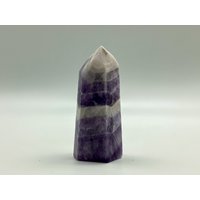 Wunderbarer Chevron Amethyst Kristallturm 3 von LaGemShops