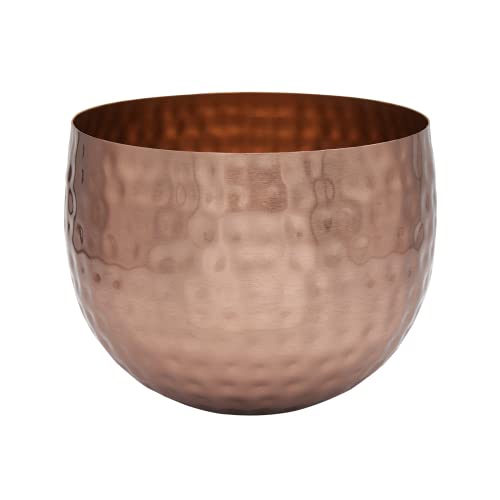 LaLe Living Blumentopf BAHA in Kupfer gehämmert aus Eisen, Ø13,5 x H11 cm als Übertopf oder Pflanzgefäß für Sukkulenten, Kräuter, Grünpflanzen, Blumen LaLe Living Blumentopf BAHA in Kupfer gehämmert aus Eisen, Ø13,5 x H11 cm als Übertopf oder Pflanzgefäß für Sukkulenten, Kräuter, Grünpflanzen, Blumen von LaLe Living