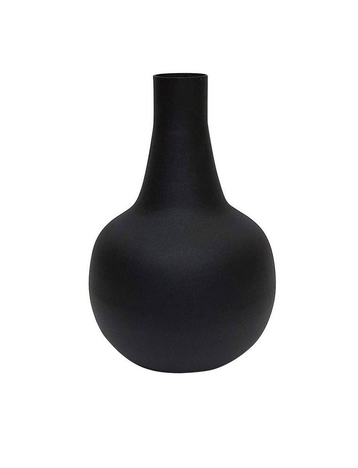 LaLe Living Dekovase Blumenvase Lamia in Schwarz, H: 23cm von LaLe Living