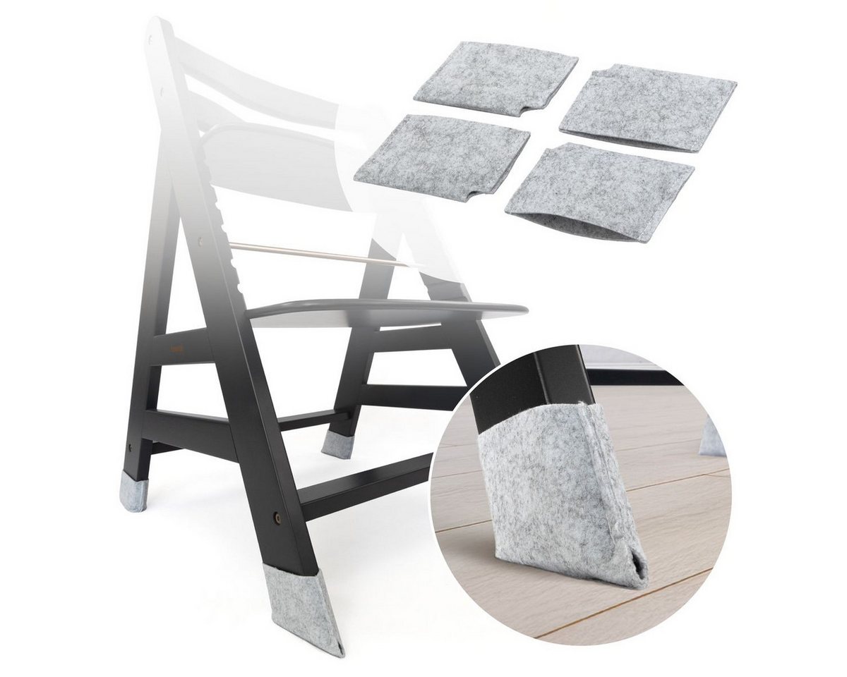 LaLoona Hochstuhltablett Grau, Polyester, 4x Filzgleiter für Hochstuhl Hauck Alpha, Beta & Roba Sit Up LaLoona Hochstuhltablett Grau, Polyester, 4x Filzgleiter für Hochstuhl Hauck Alpha, Beta & Roba Sit Up von LaLoona