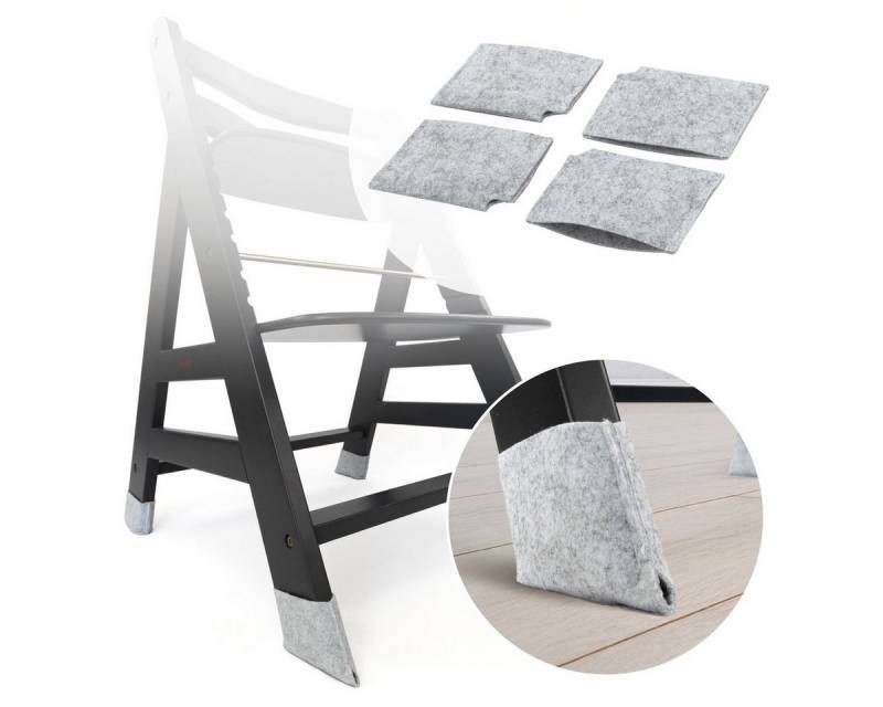 LaLoona Hochstuhltablett Grau, Polyester, 4x Filzgleiter für Hochstuhl Hauck Alpha, Beta & Roba Sit Up LaLoona Hochstuhltablett Grau, Polyester, 4x Filzgleiter für Hochstuhl Hauck Alpha, Beta & Roba Sit Up von LaLoona