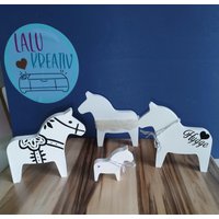 Dalapferd in Groß Und Klein Dalapferd in Groß Und Klein von LaLuKreativ