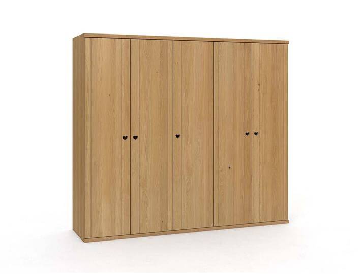 Drehtürenschrank „Egon“ Eiche Hell 5-türig Drehtürenschrank „Egon“ Eiche Hell 5-türig von LaModula