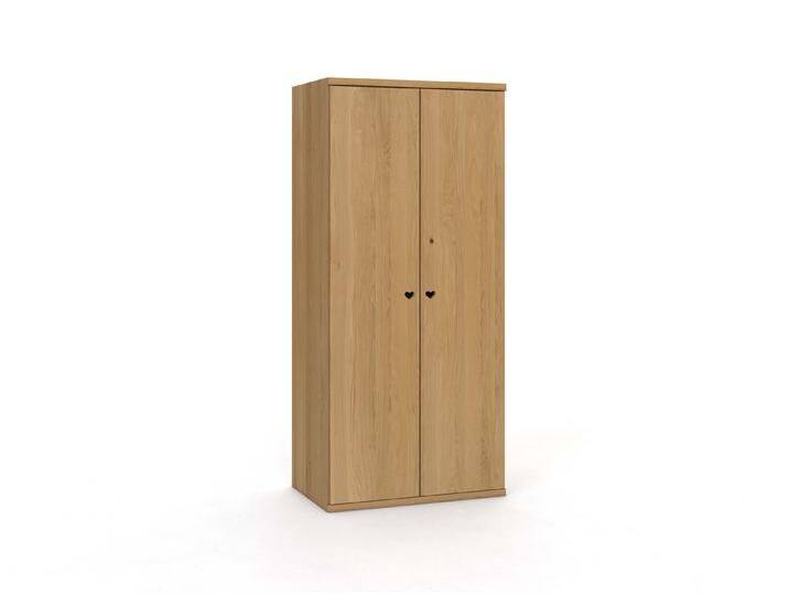 Drehtürenschrank „Romana“ Eiche Hell 2-türig Drehtürenschrank „Romana“ Eiche Hell 2-türig von LaModula