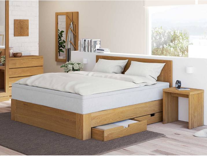 Eichenbett „Alois“ Boxspring Eichenbett „Alois“ Boxspring von LaModula