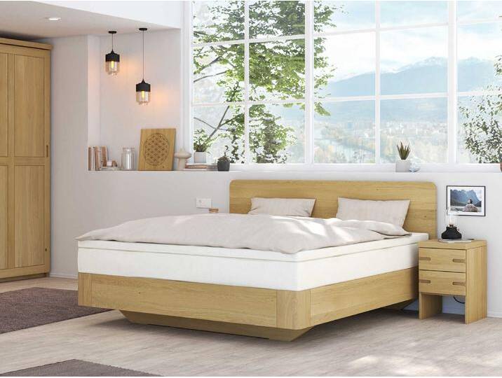 Eichenbett Hell „Clara“ Boxspring Eichenbett Hell „Clara“ Boxspring von LaModula