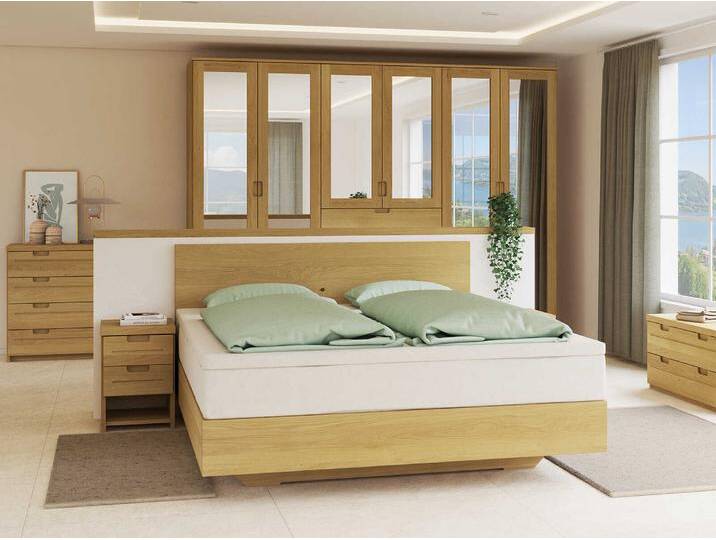 Eichenbett Hell „Lukas“ Boxspring Eichenbett Hell „Lukas“ Boxspring von LaModula