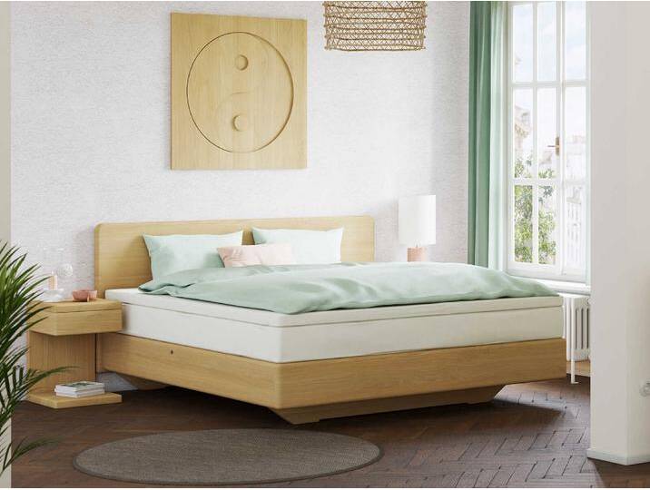 Eichenbett Hell „Valentina“ Boxspring Eichenbett Hell „Valentina“ Boxspring von LaModula