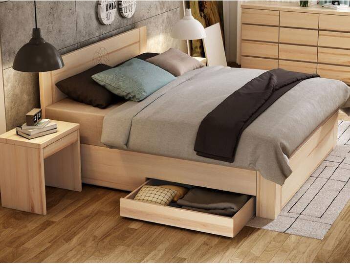 Eschenbett „Alois“ Boxspring von LaModula