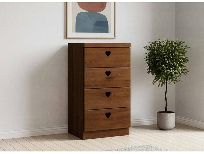 Kommode Kernbuche Dunkel „Heidi“ 50 cm Kommode Kernbuche Dunkel „Heidi“ 50 cm von LaModula