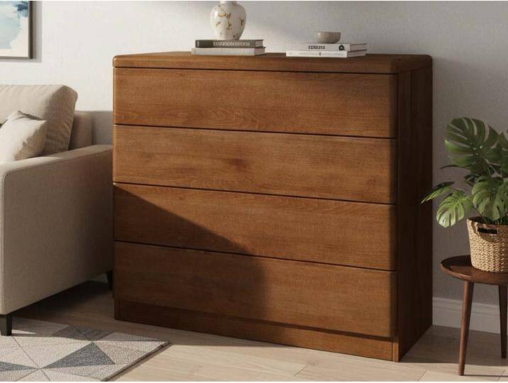 Kommode Kernbuche Dunkel „Nora“ 100 cm von LaModula