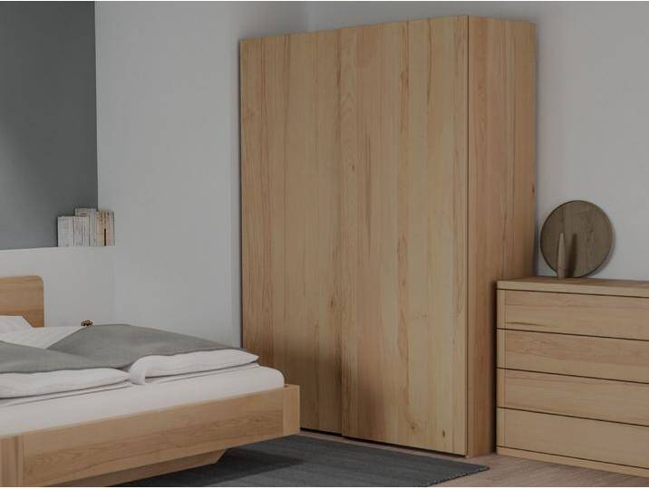 Schiebetürenschrank aus Kernbuche „Ludwig“ 2-türig Schiebetürenschrank aus Kernbuche „Ludwig“ 2-türig von LaModula