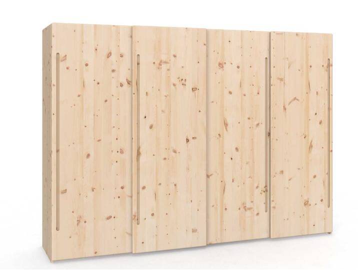 Schiebetürenschrank aus Zirbe „Viktor“ 4-türig Schiebetürenschrank aus Zirbe „Viktor“ 4-türig von LaModula