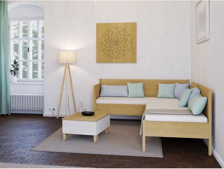 Sofabett „Melanie“ Eiche Hell Sofabett „Melanie“ Eiche Hell von LaModula