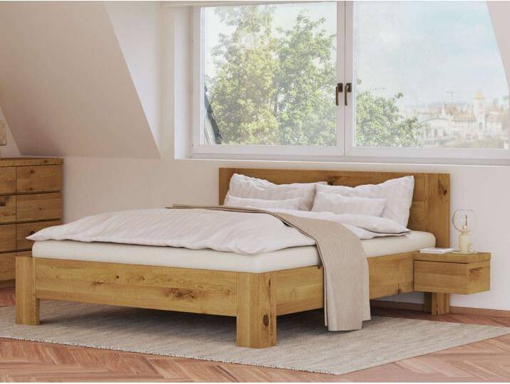 Wildeichenbett „Alois“ Boxspring Wildeichenbett „Alois“ Boxspring von LaModula