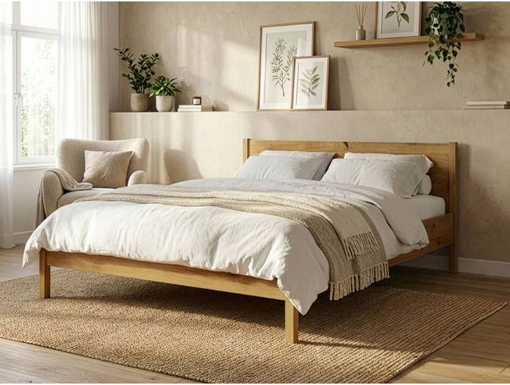 Wildeichenbett „Flora“ Wildeichenbett „Flora“ von LaModula