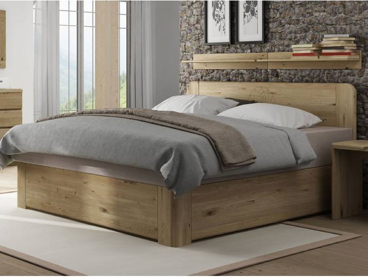 Wildeichenbett „Niklas“ Boxspring Wildeichenbett „Niklas“ Boxspring von LaModula