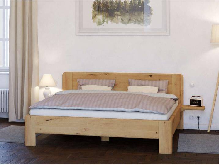 Wildeichenbett Hell „Niklas“ Boxspring Wildeichenbett Hell „Niklas“ Boxspring von LaModula