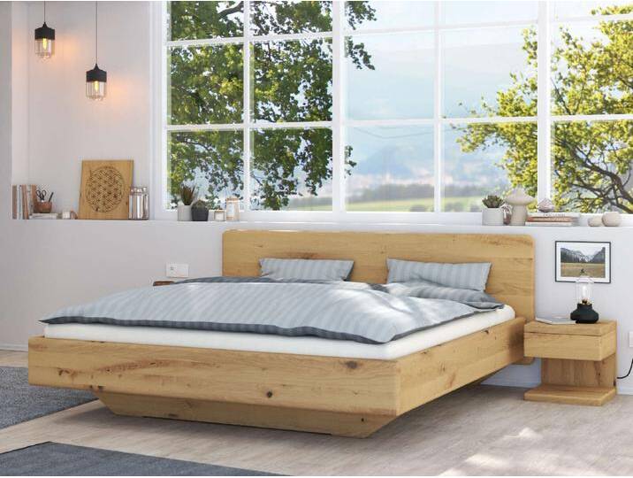 Wildeichenbett Hell „Valentina“ Boxspring Wildeichenbett Hell „Valentina“ Boxspring von LaModula