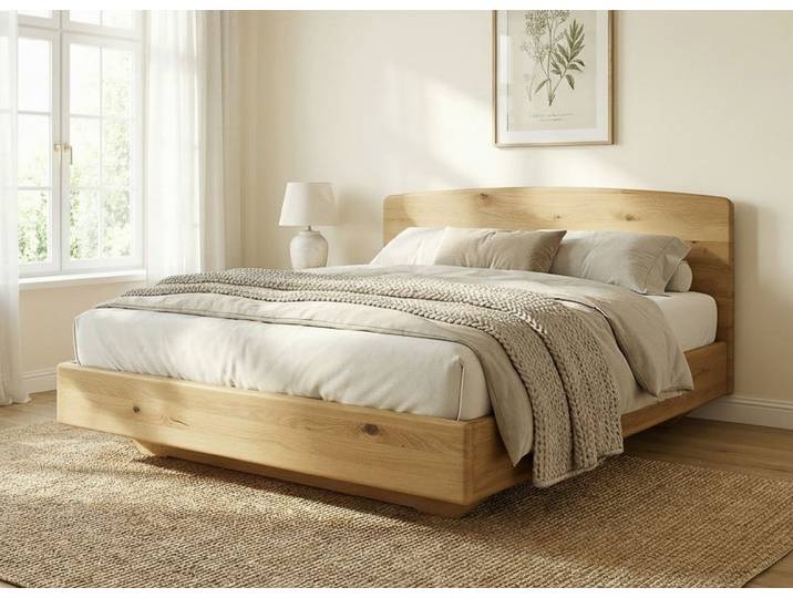 Wildeichenbett Hell „Valentina“ Boxspring Wildeichenbett Hell „Valentina“ Boxspring von LaModula