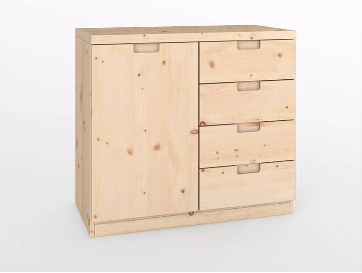 Zirbenkommode „Lukas“ 100 cm Zirbenkommode „Lukas“ 100 cm von LaModula