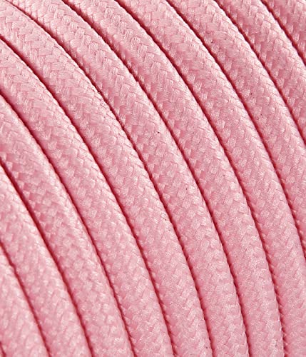 Kabel Elektro Rund/rund beschichtet aus Stoff. Pink. Abschnitt 3 x 0.75 von LaMorell LightDesign