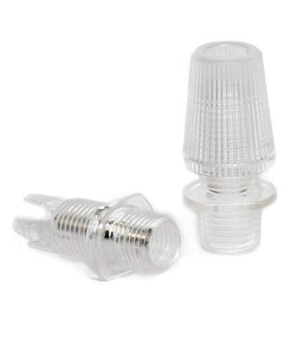 Klemmnippel für Textilkabel, Zugentlastung TRANSPARENT, M10x1 Gewinde - 10 Stück von LaMorell LightDesign