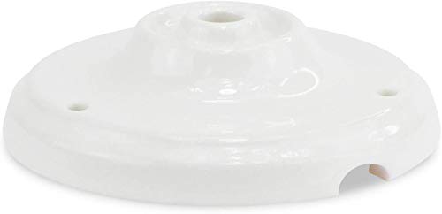 Lampen Baldachin Antik Porzellan/Keramik - Abdeckung für Hängelampen mit Tunnel - indoor und outdoor Lampen Baldachin Antik Porzellan/Keramik - Abdeckung für Hängelampen mit Tunnel - indoor und outdoor von LaMorell LightDesign