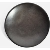 2 Dessertteller 20cm - 2Er Set Bienenwachs Finish Schwarze Natur Handgemachte Keramik von LaMuerteTienePermiso