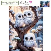 Diamond Painting Diy-Set Bild Eule Schnee Winter Weihnachten Advent Steinchen Kleben Diamant Malerei Komplett Mosaik Kreatives Hobby 5D Diamond Painting Diy-Set Bild Eule Schnee Winter Weihnachten Advent Steinchen Kleben Diamant Malerei Komplett Mosaik Kreatives Hobby 5D von LaPerlaDiSaWi