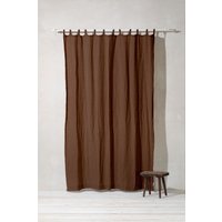 Schiebevorhang Aus Weichem Leinen in Walnussbraun | Optional Stickerei Schiebevorhang Aus Weichem Leinen in Walnussbraun | Optional Stickerei von LaPetiteAlice