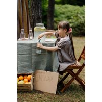 Sommerliche Leinen Tischdecke Handgemachtes Gewaschenes von LaPetiteAlice