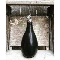 La Bouteille D'huile Ou De Vinaigre Noire Sammlung Kuro Toki von LaPoterieduChalet