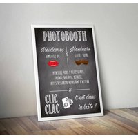 Poster Photobooth 42x60 cm von LaPoupettePaillettes