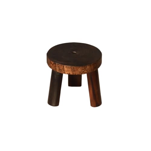 LaYiQimn Hocker Fußhocker aus Massivholz für Wohnzimmer, Schlafzimmer und Balkon, runde osmanische Fußstütze für Veranda und Sofa, Kleiner niedriger Holzhocker zum Schuhwechseln und für die Freizeit LaYiQimn Hocker Fußhocker aus Massivholz für Wohnzimmer, Schlafzimmer und Balkon, runde osmanische Fußstütze für Veranda und Sofa, Kleiner niedriger Holzhocker zum Schuhwechseln und für die Freizeit von LaYiQimn