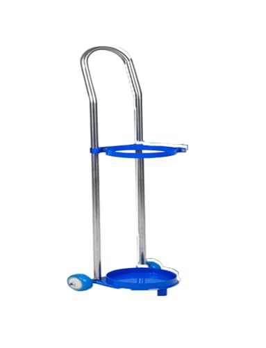 LaYiQimn Sackkarre klappbar Rollender Sauerstoffflaschenwagen mit Zwei Rädern, 8/15/20-l-Propanflaschenwagen, Rollwagen und Gasflaschenhalterung für Schule/Klinik, Edelstahl, 70 cm LaYiQimn Sackkarre klappbar Rollender Sauerstoffflaschenwagen mit Zwei Rädern, 8/15/20-l-Propanflaschenwagen, Rollwagen und Gasflaschenhalterung für Schule/Klinik, Edelstahl, 70 cm von LaYiQimn