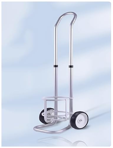 Sackkarre klappbar Leichter rollender Sauerstoffflaschenwagen mit verstellbarem Griff, tragbarer Sauerstofftankhalter auf Rädern für einfache Mobilität, ideal für den Einsatz zu Hause und auf Rei Sackkarre klappbar Leichter rollender Sauerstoffflaschenwagen mit verstellbarem Griff, tragbarer Sauerstofftankhalter auf Rädern für einfache Mobilität, ideal für den Einsatz zu Hause und auf Rei von LaYiQimn