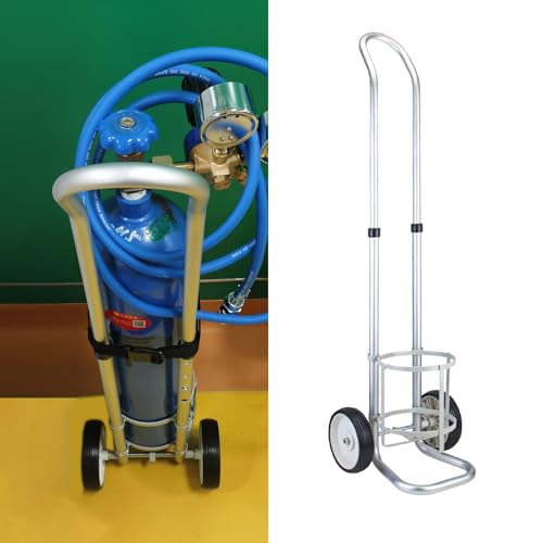 Sackkarre klappbar Sauerstoffflaschengestell, Kleiner rollender 2-Rad-Sauerstofftankwagen, Tragbarer Sauerstoffflaschenwagen Für Zuhause, Sauerstofftank-Lagergestell Mit Griff, Gasflaschentranspo Sackkarre klappbar Sauerstoffflaschengestell, Kleiner rollender 2-Rad-Sauerstofftankwagen, Tragbarer Sauerstoffflaschenwagen Für Zuhause, Sauerstofftank-Lagergestell Mit Griff, Gasflaschentranspo von LaYiQimn