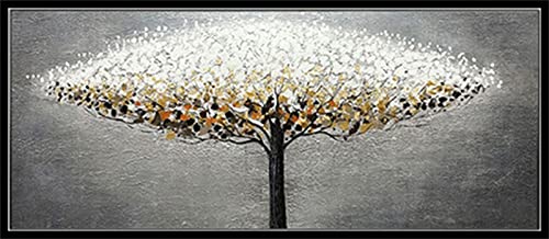 5D Diamond Painting Groß Baum weiß,Diamant Painting Bilder Erwachsene 140x70cm,DIY 5D Diamant malen nach zahlen Set Kinder,mit Voll Zubehör,Gemälde Wohnzimmer Schlafzimmer Büro Wand/Eingang Dekoration von Laahoo