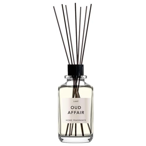 LAAY Diffusor Oud Affair 250 ml – Raumduft mit Oud, Safran, Pfeffer & Leder – Edle Glasflasche mit Rattanstäbchen für luxuriöse Atmosphäre LAAY Diffusor Oud Affair 250 ml – Raumduft mit Oud, Safran, Pfeffer & Leder – Edle Glasflasche mit Rattanstäbchen für luxuriöse Atmosphäre von Laay